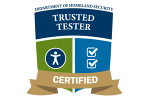 Department- of Homeland Security Trusted Tester badge